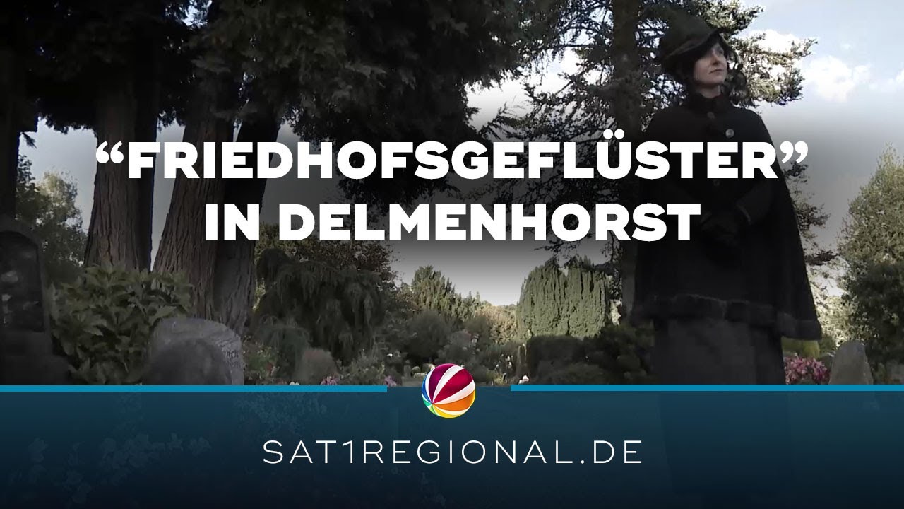Friedhofsgeflüster: Ein Rundgang mit der „Schwarzen Witwe“ in Delmenhorst