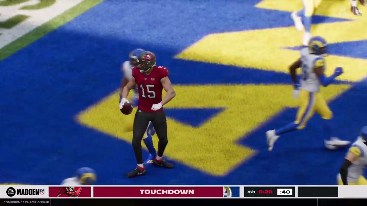 Madden 26  Buccaneers versus Rams. Conference Championship.
