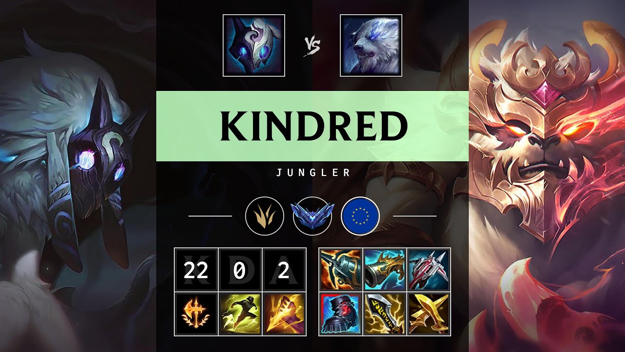 Kindred Jungle vs Volibear - EUW Diamond Patch 25.18