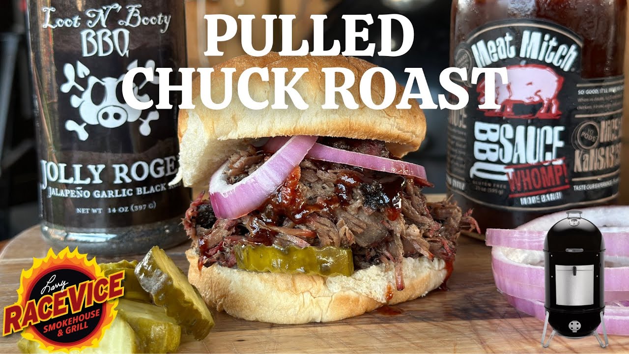 SMOKED AND SHREDDED CHUCK ROAST SANDWICHES | LOOT N' BOOTY JOLLY ROGER | MEAT MITCH WHOMP SAUCE