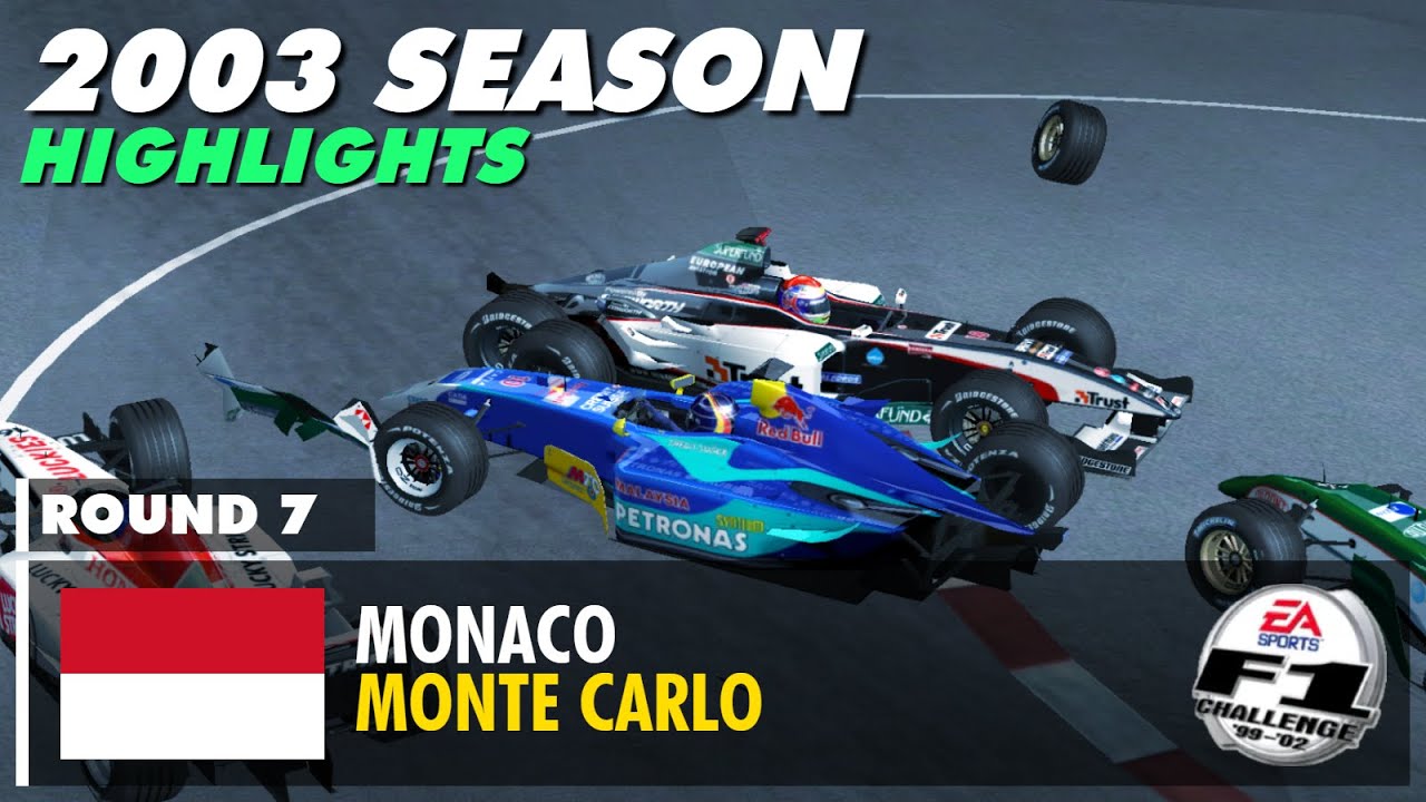 F1 Challenge 99-02 Career Mode #74 // Monaco (HIGHLIGHTS)