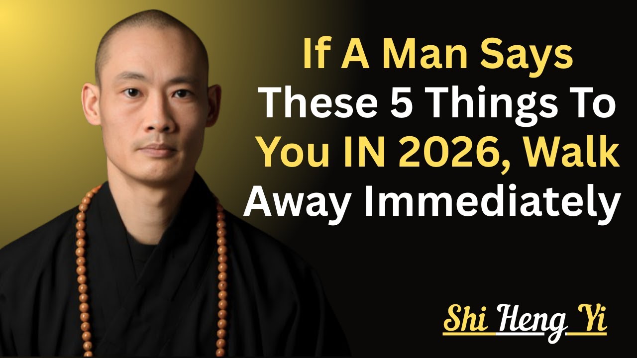 If A Man Says These 5 Things To You IN 2026 Walk Away Immediately MOTIVATIONAL SPEECH BY SHI HENG YI
