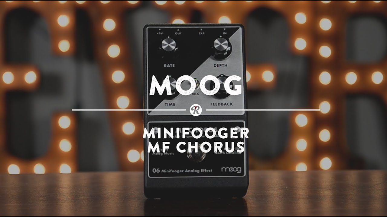 Moog Minifooger MF Chorus | Reverb Demo Video
