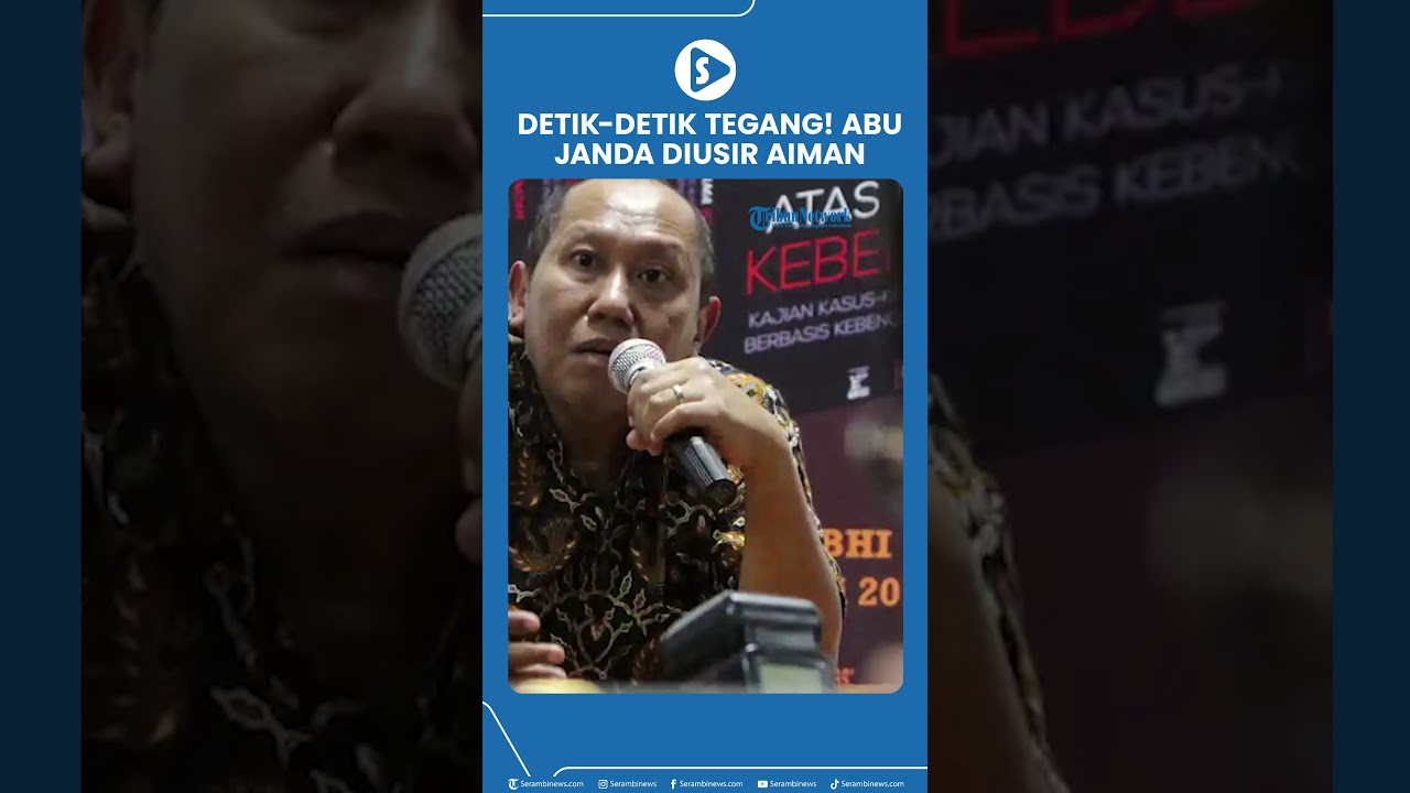 Detik-detik Tegang! Abu Janda Diusir Aiman dari Acara Usai Maki Narasumber