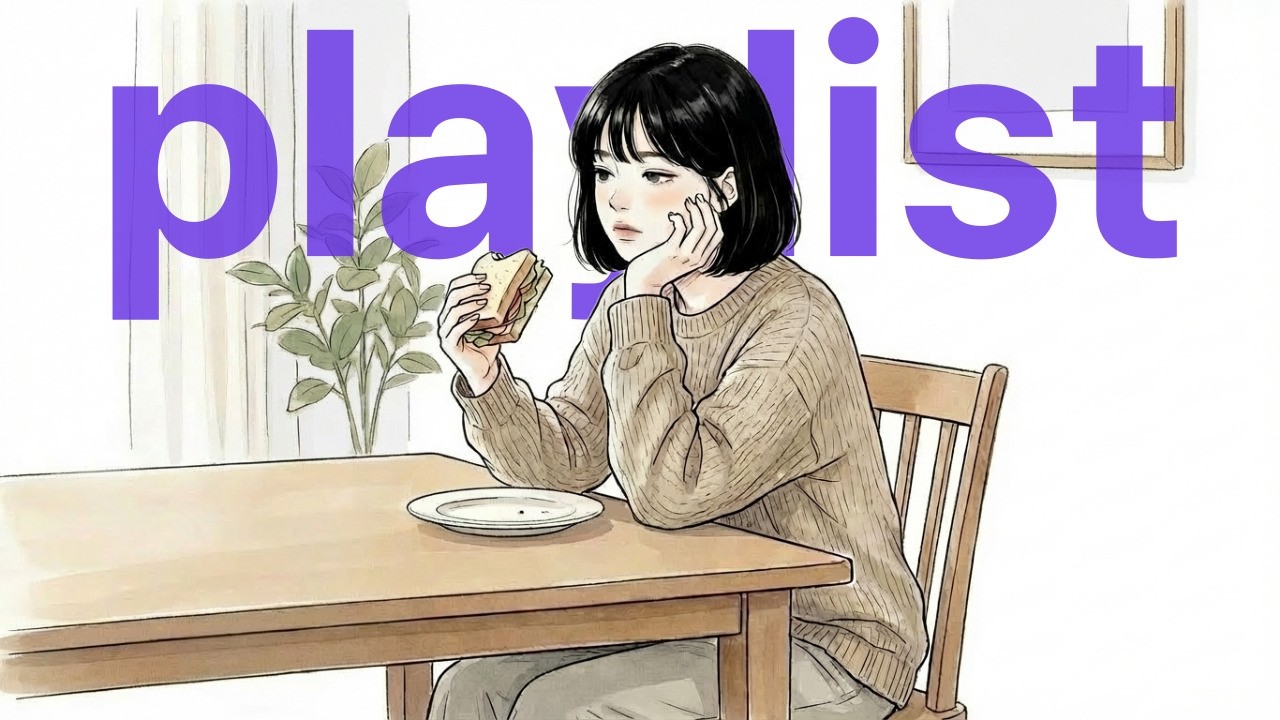 🎼playlist🍭퇴근하고 집에 갔는데 맛있는 게 있음 좋겠다... 그리고 먹으면서 들을 만한 달달한 감성 POP 모음(4시간+)🎧|카페·매장·작업·공부·휴식 음악·bgm