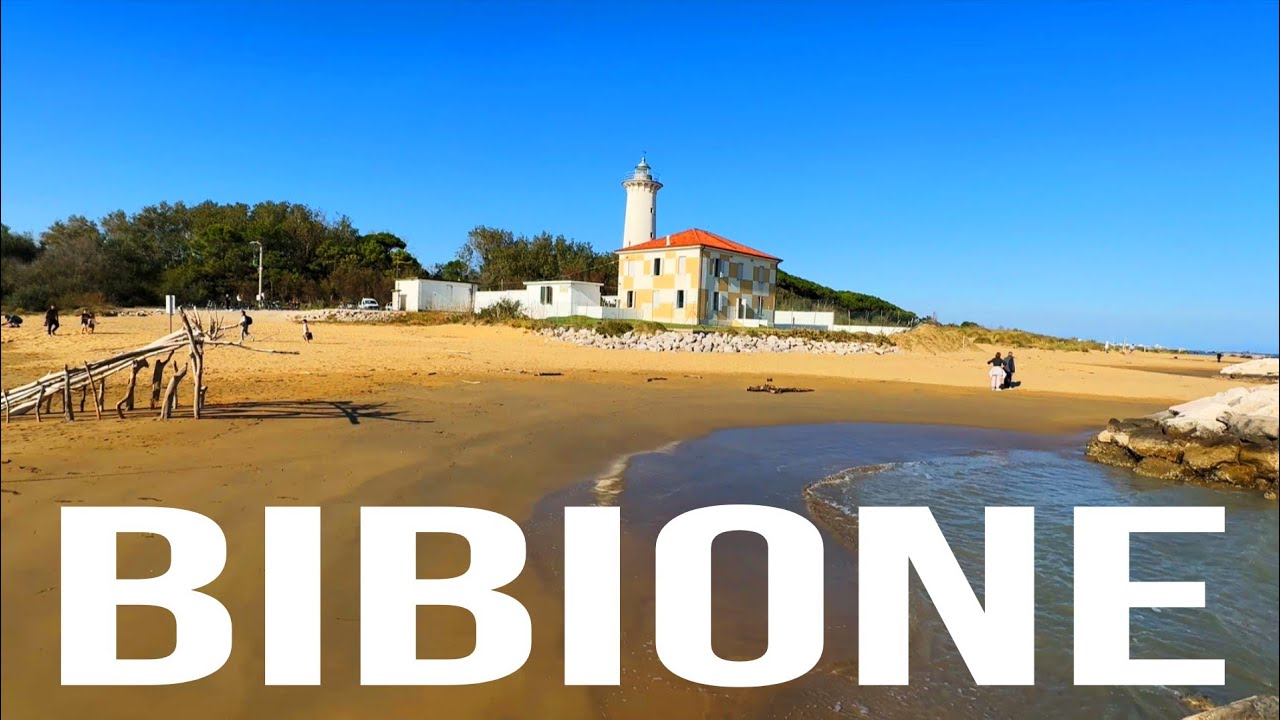 Bibione Italy 🇮🇹 Cycling from Lighthouse to Zenith Beach Center 