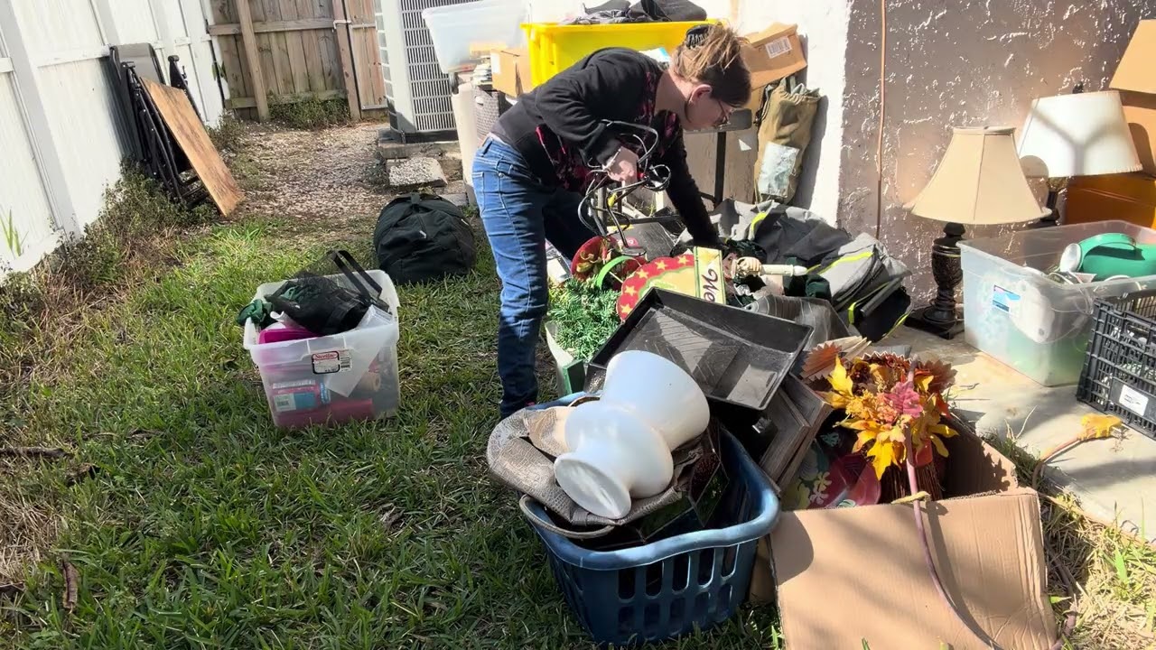 Organizing Yard Sale Stuff! Part 3