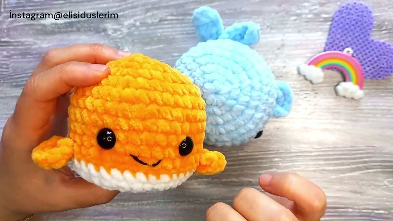 Amigurumi Balina Yapımı/ Crochet Amigurumi Whale