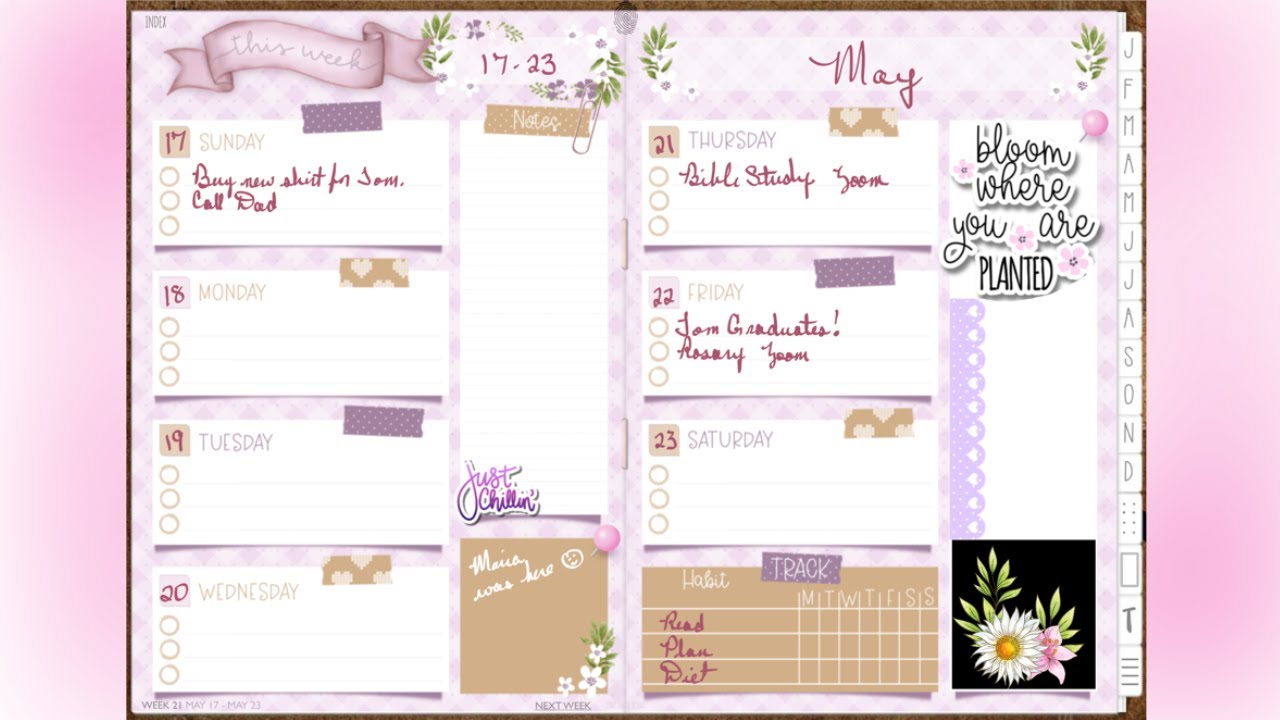 Noteshelf & Goodnotes! Plan with me in both today.