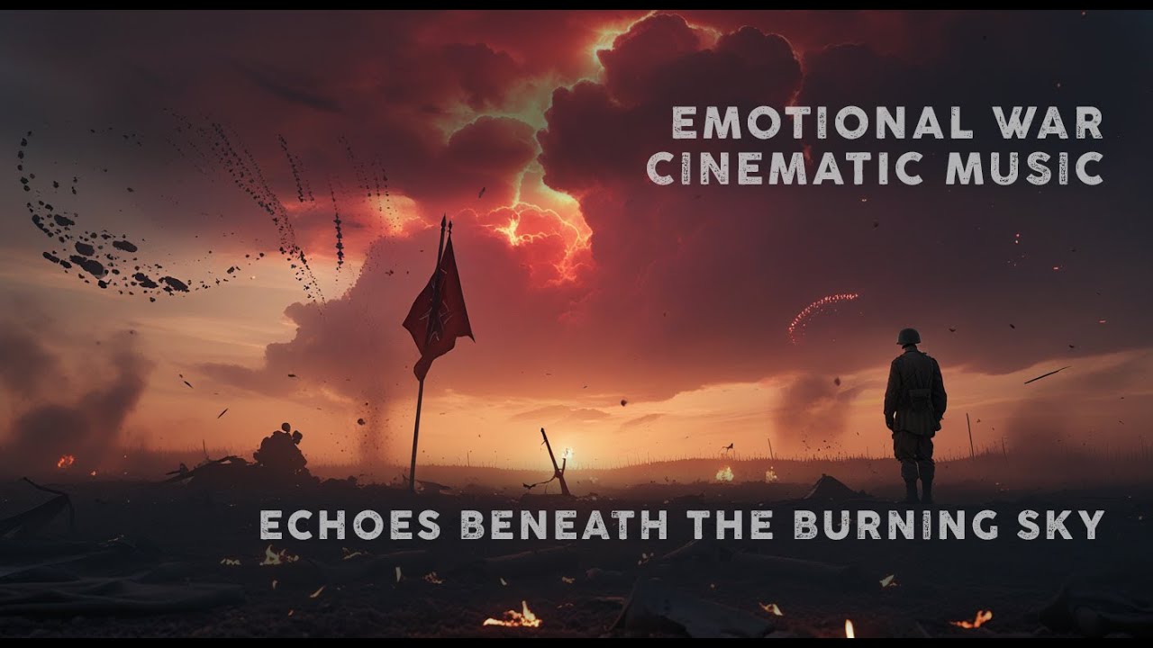 Echoes Beneath the Burning Sky - Emotional War Cinematic Music (No Copyright)