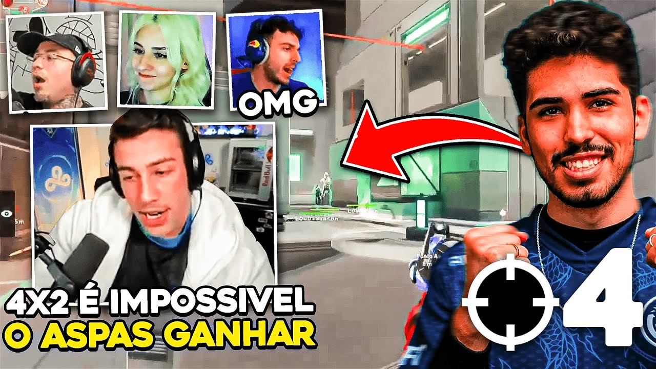 REAÇÃO dos STREAMER ao VEREM o ASPAS ACABAR COM o SONHO da LOUD. (ele fez isso no ultimo round!)
