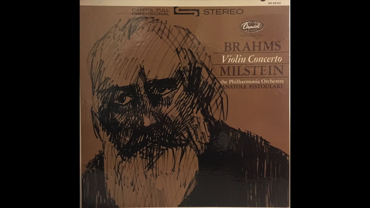 Brahms Violin Concerto Milstein Capitol SP8560