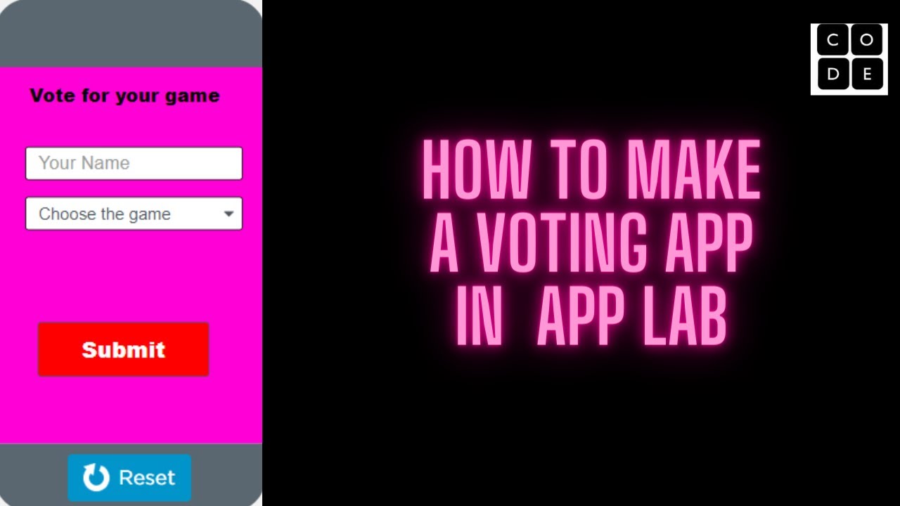 App Lab Tutorial #2 | Voting app in App Lab