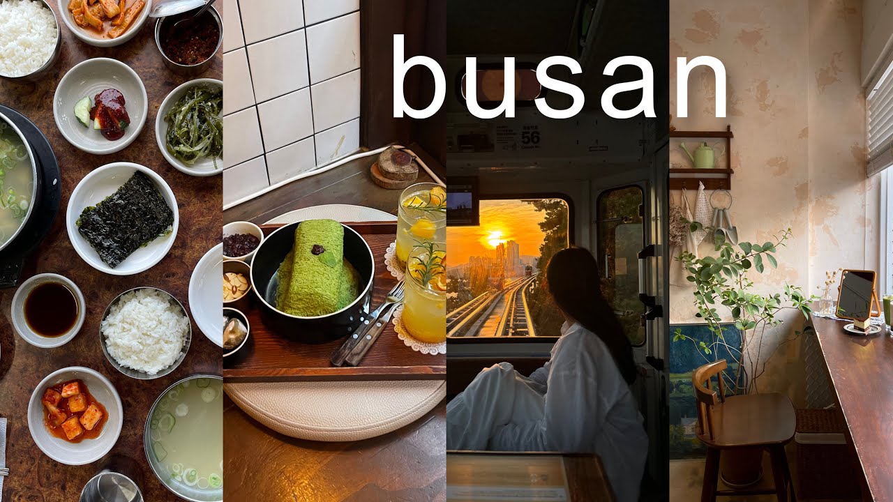 KOREA VLOG 🇰🇷 2 days in busan, cafe hopping, gamcheon culture village, sky capsule, hotspots