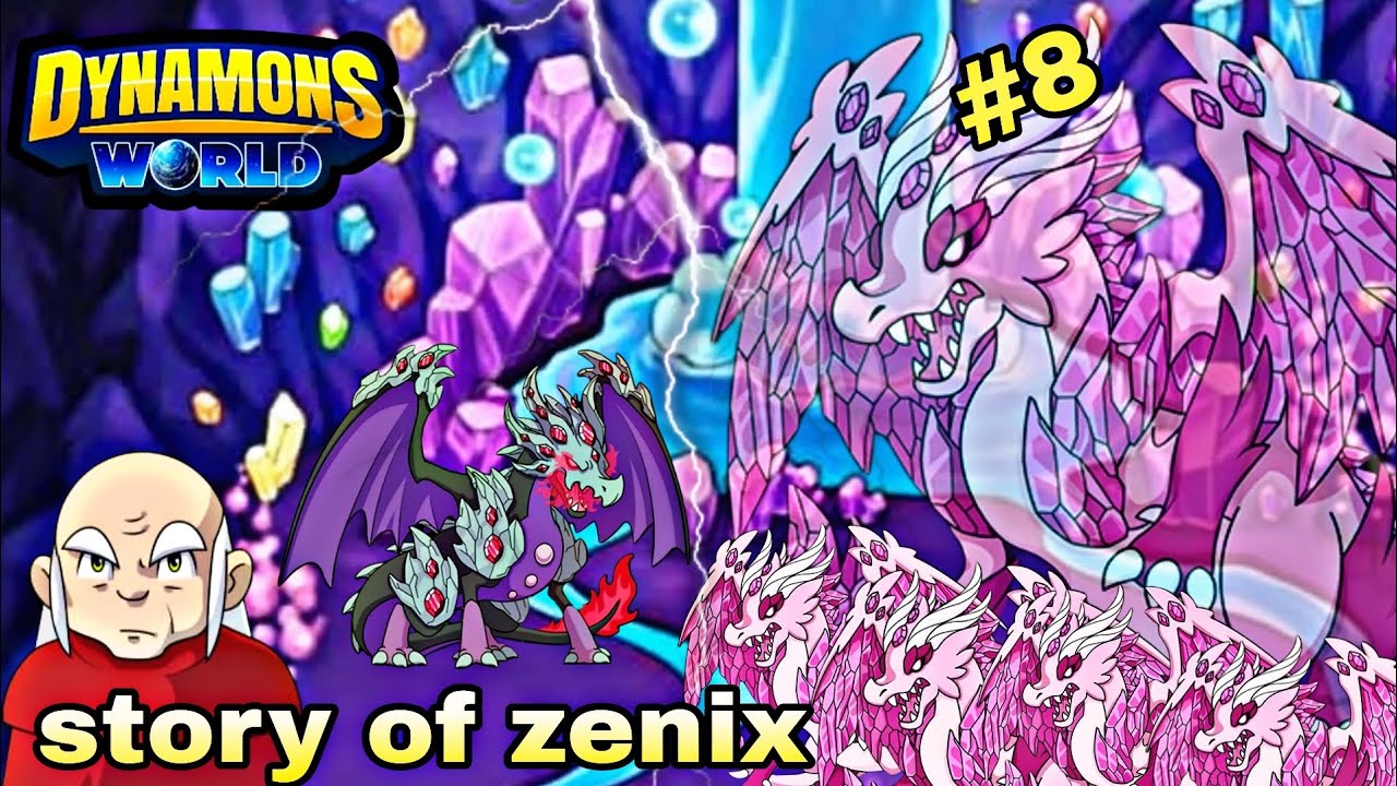 Story of God Zenix 🤩 ( part - 8 ) in Dynamons world 🌍 || the end of god Zenix story