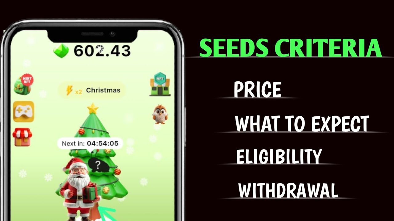 $Seed Airdrop Criteria: Withdrawal | What You Should Expec