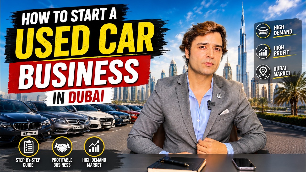 How to start a used car business in Dubai | Dubai business | car sale business | Asif War.