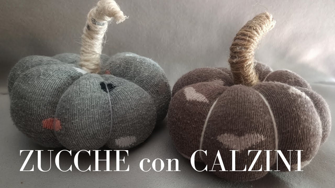 ZUCCA con CALZINO - HALLOWEEN - AUTUNNO 2023