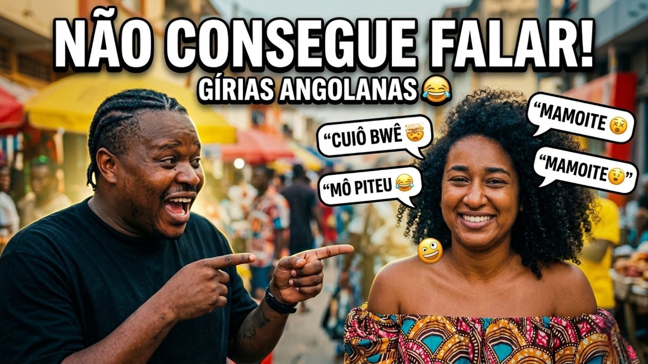 BRASILEIRA TENTA FALAR GÍRIAS ANGOLANAS… IMPOSSÍVEL NÃO RIR! 🤣