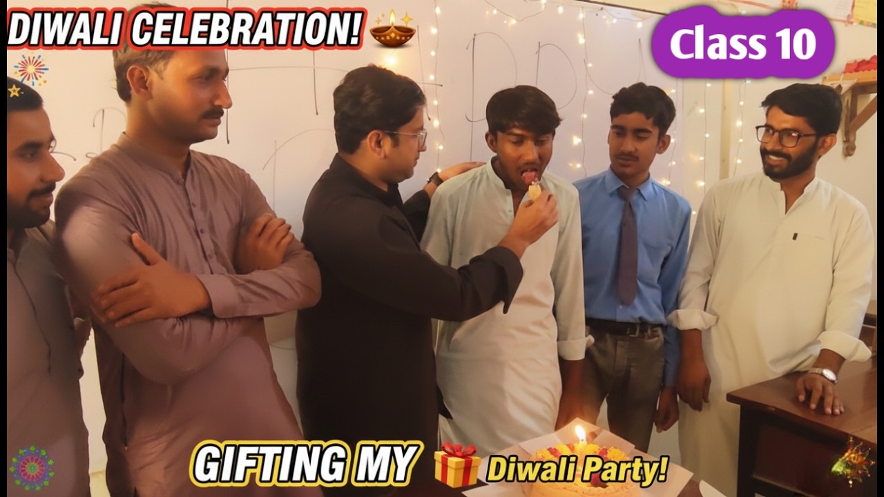 Diwali Party By Me || To My Students : Luksh Kumar & Rama Kumar || #diwali #education #upsc #school