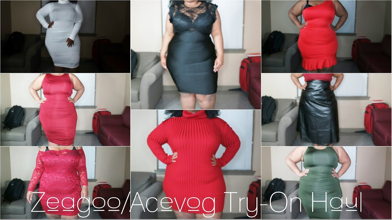 Holiday Dress Try-On Haul | ft. Zeagoo & Acevog | Plus Size