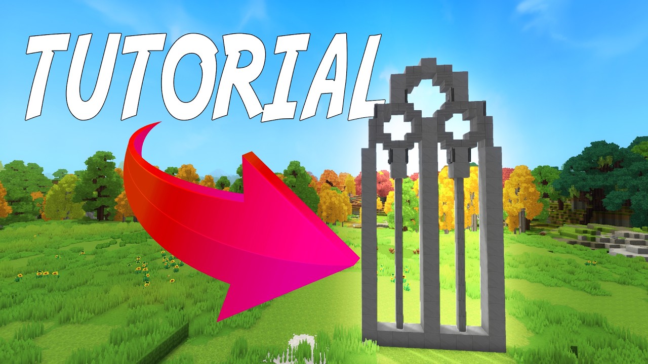 How to build a cathedral arch in Hytale