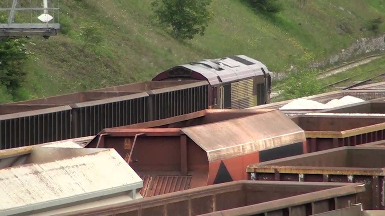 Locomotives at Peak Forest, Monday 17th June 2013