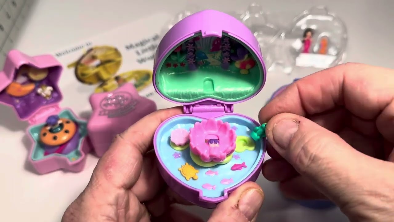 Волшебные маленькие миры — обзор и представление набора из 3 колец Polly Pocket Keepsake Collection