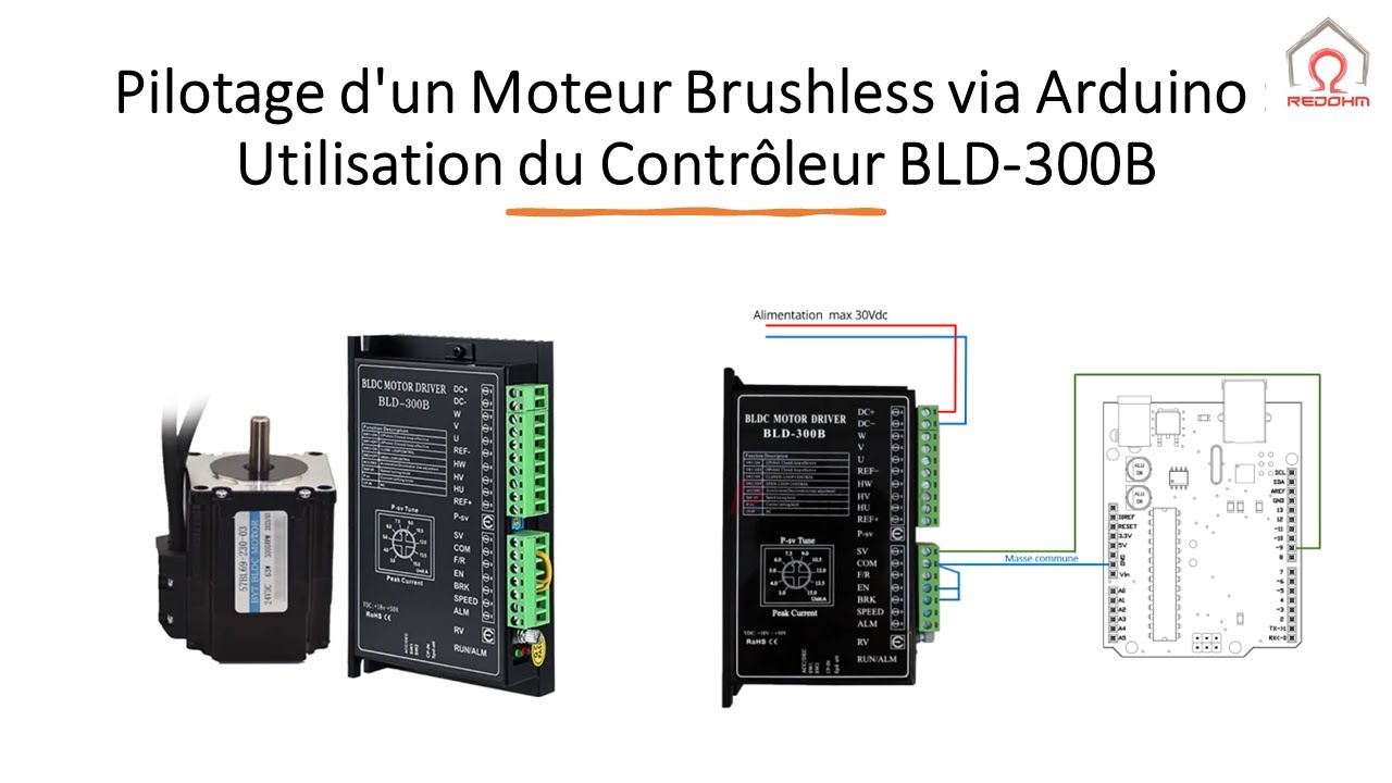 Pilotage d'un Moteur Brushless via Arduino : Utilisation du Contrôleur BLD-300B