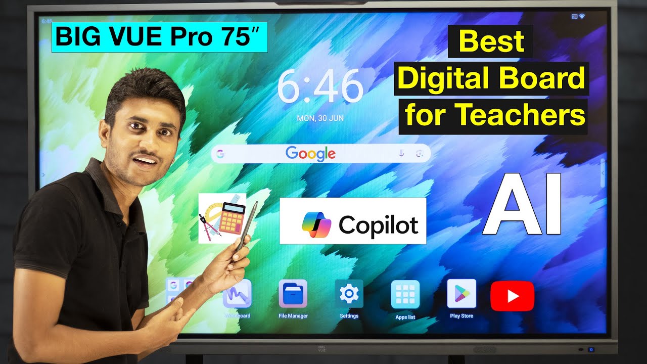 Best Interactive Flat Panel 75 Inch Digital Board For Classroom | Big VUE Pro 75