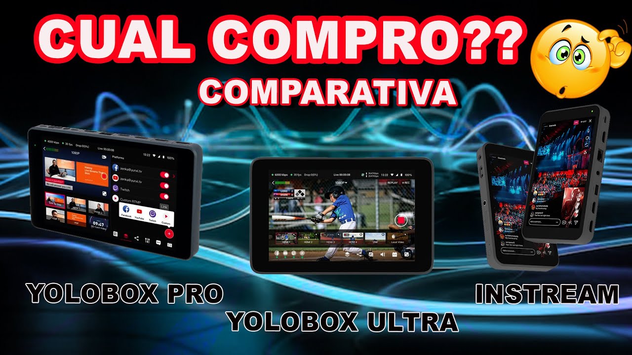 CUAL COMPRO?? ULTRA, INSTREAM, PRO?? COMPARATIVA YOLOBOX (PRUEBAS Y REVIEWS) EN ESPAÑOL