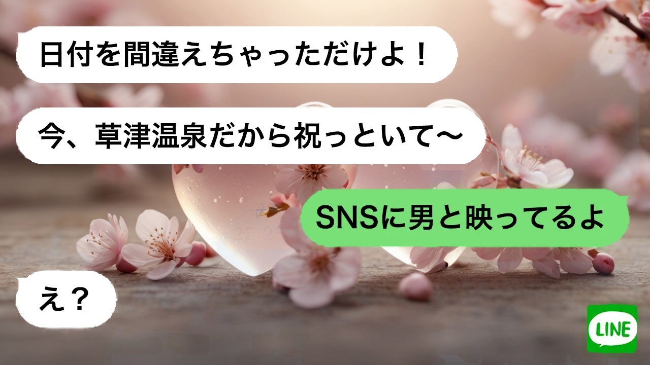 【LINE】娘の誕生日を忘れ旅行中の妻。SNSに写った写真を夫が指摘した瞬間、全てが崩れ始めた…