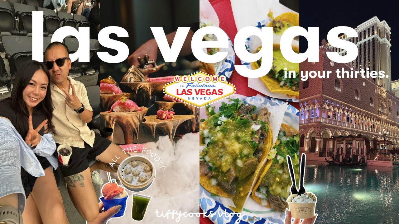 vegas in your thirties *basically just a food diary* 🍲 🍣 🍕🥟 | a weekend getaway, best tacos ever!