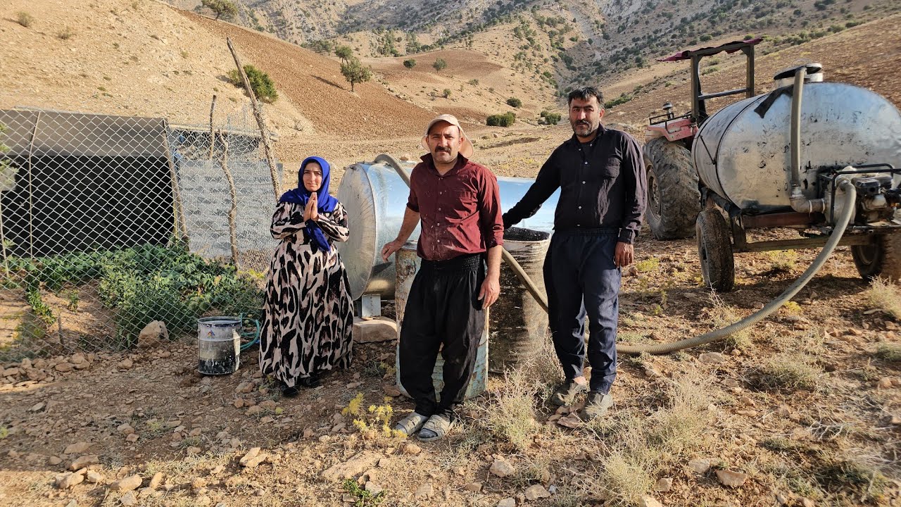 The water tank was filled and the garden came to life; did peace come to Ahmad and Farideh's house?