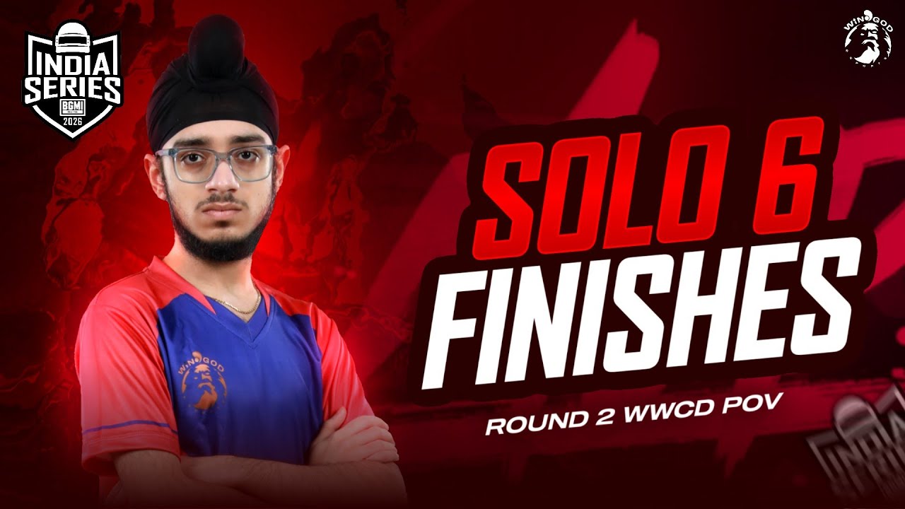 Solo 6 Finishes in BGIS Round 2 | 18 Kills WWCD Miramar POV | WindGodInfinity | BGMI