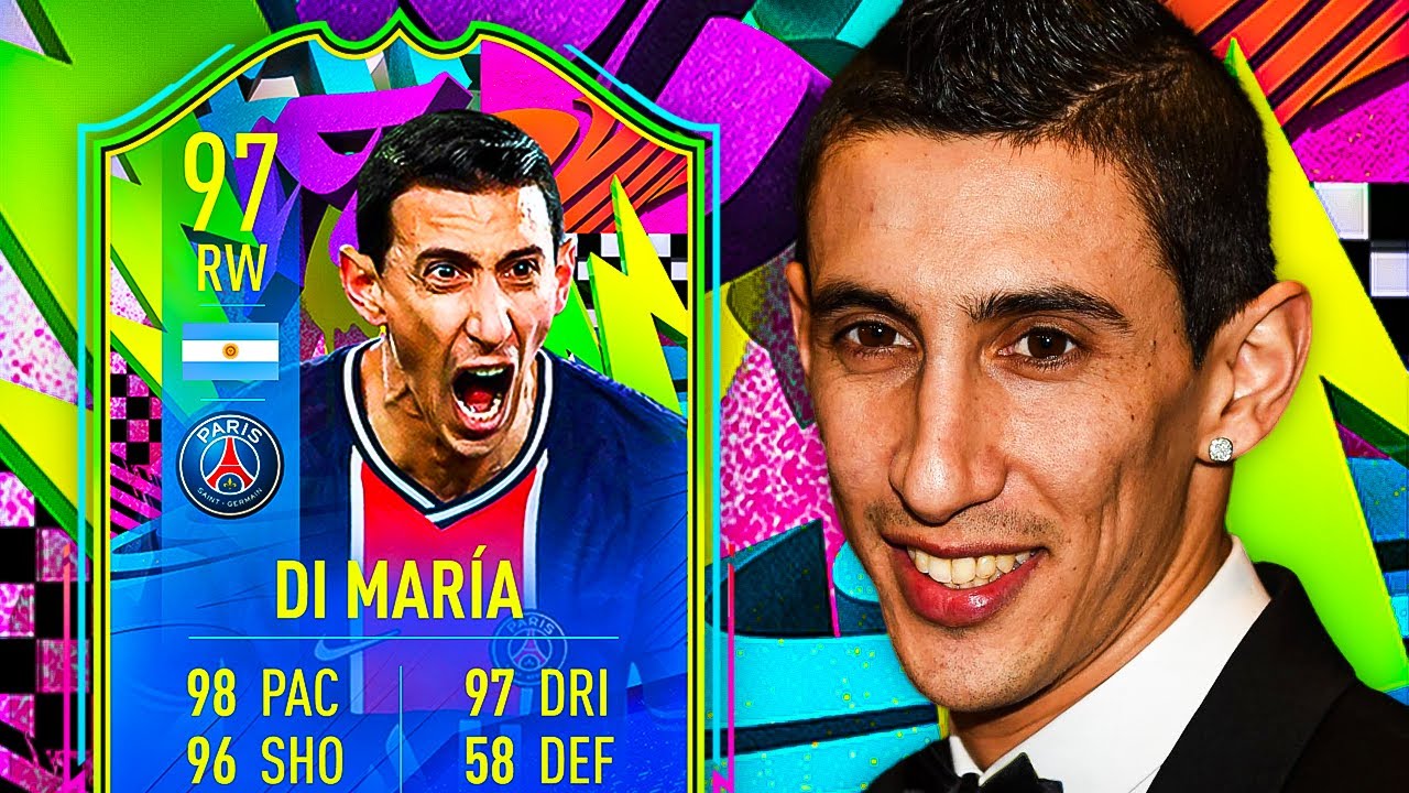 4⭐WEAK FOOT?! 🤩 97 SUMMER STARS DI MARIA PLAYER REVIEW! - FIFA 21 Ultimate Team