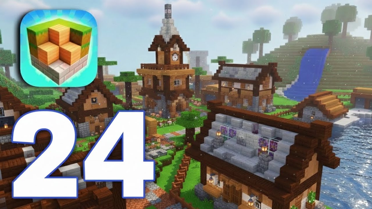 I Built An Insane Mansion Villagers Couldn't Believe 😱💥 || Block Craft 3D Episode 24