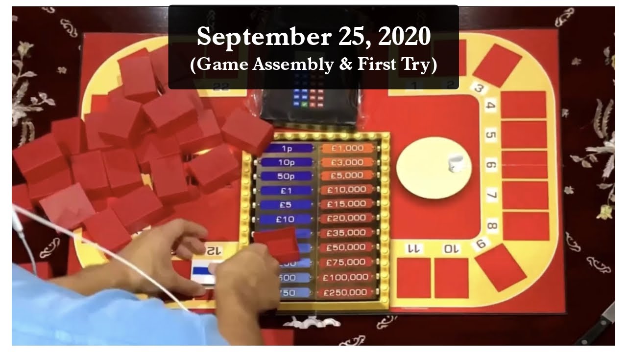 Deal or No Deal 🇬🇧 UK Board Game: Game Assembly & First Try