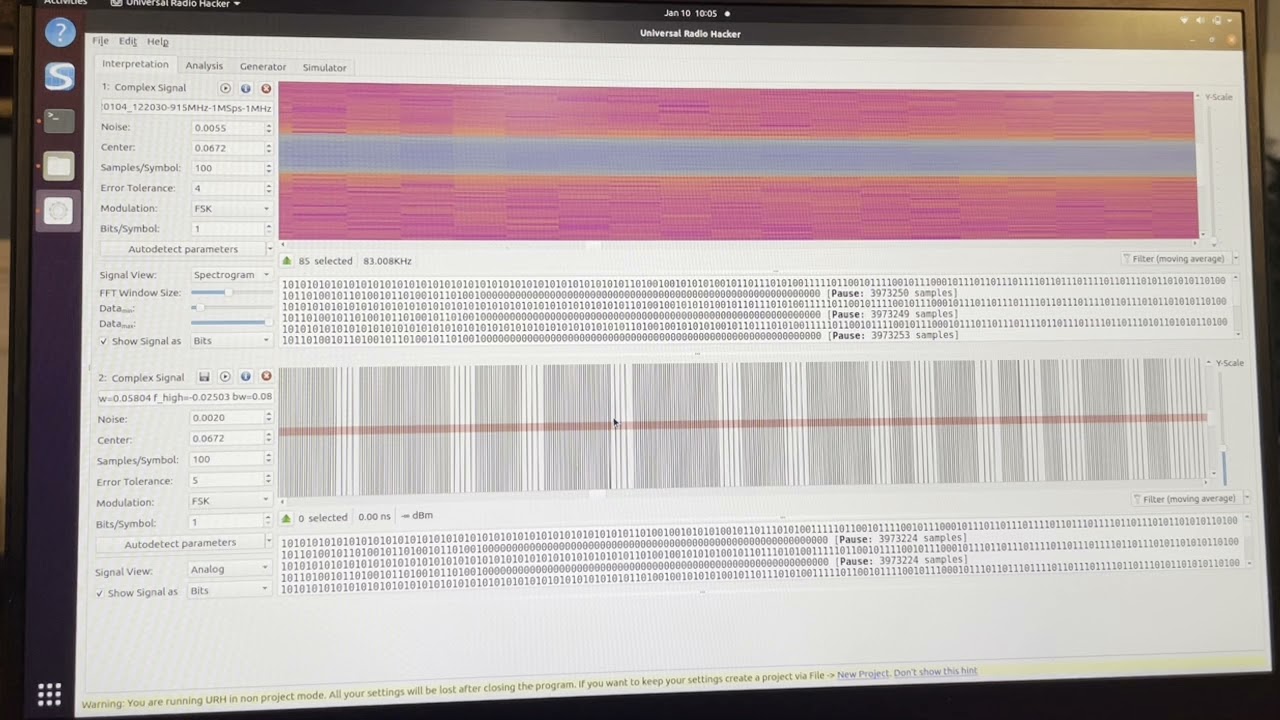 Rtl433 demod on URH