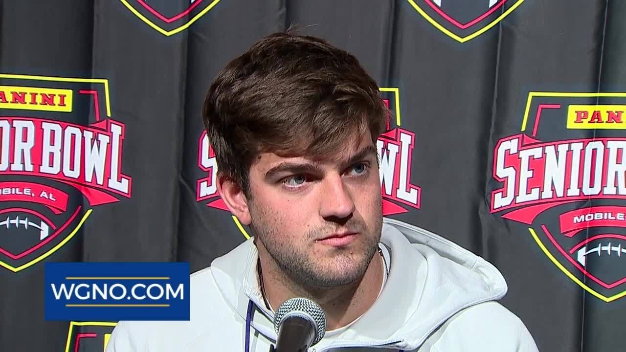 Garrett Nussmeier discussed his final year at LSU and his Panini Senior Bowl opportunity with report