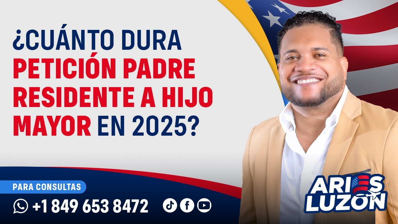 ¿CUANTO TARDA UNA PETICION DE PADRE RESIDENTE A HIJOS ADULTOS (F2B)?