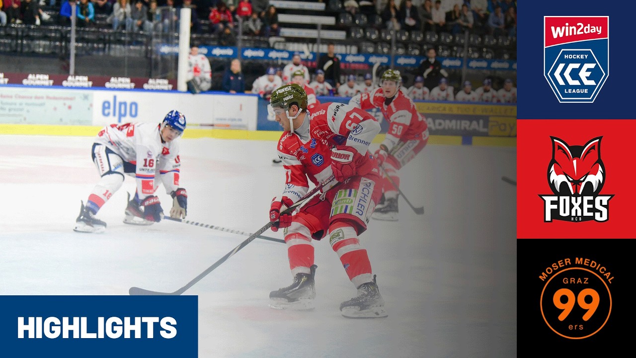 ICE: HCB Südtirol Alperia vs Moser Medical Graz99ers | Highlights