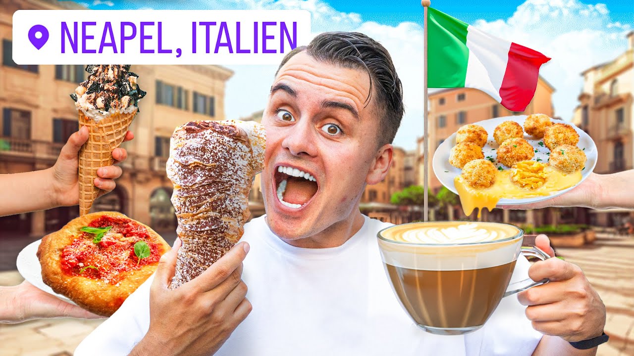 Ich esse 1 Tag nur das BESTE Streetfood in Neapel 🇮🇹