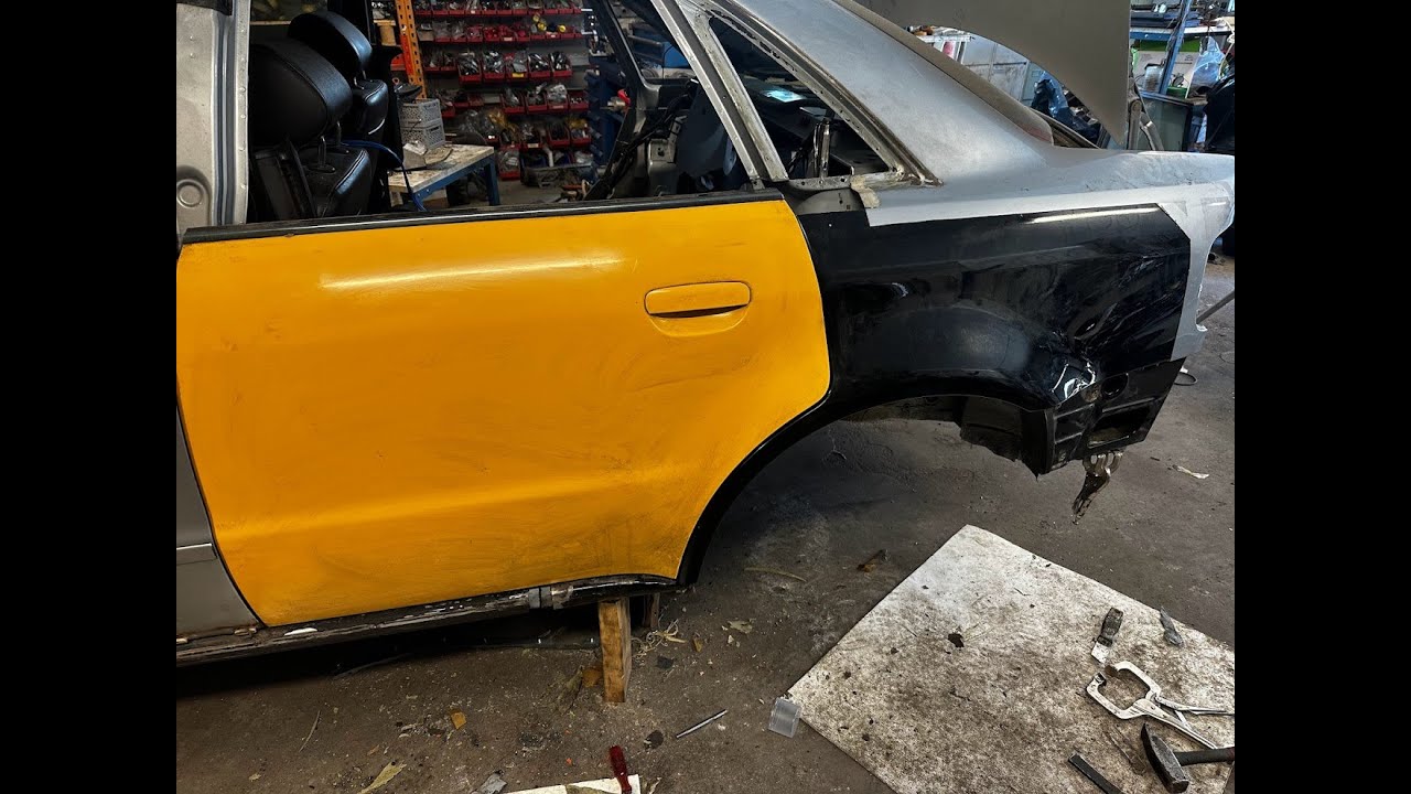 (R)S4 sedan widebody quarter panel change