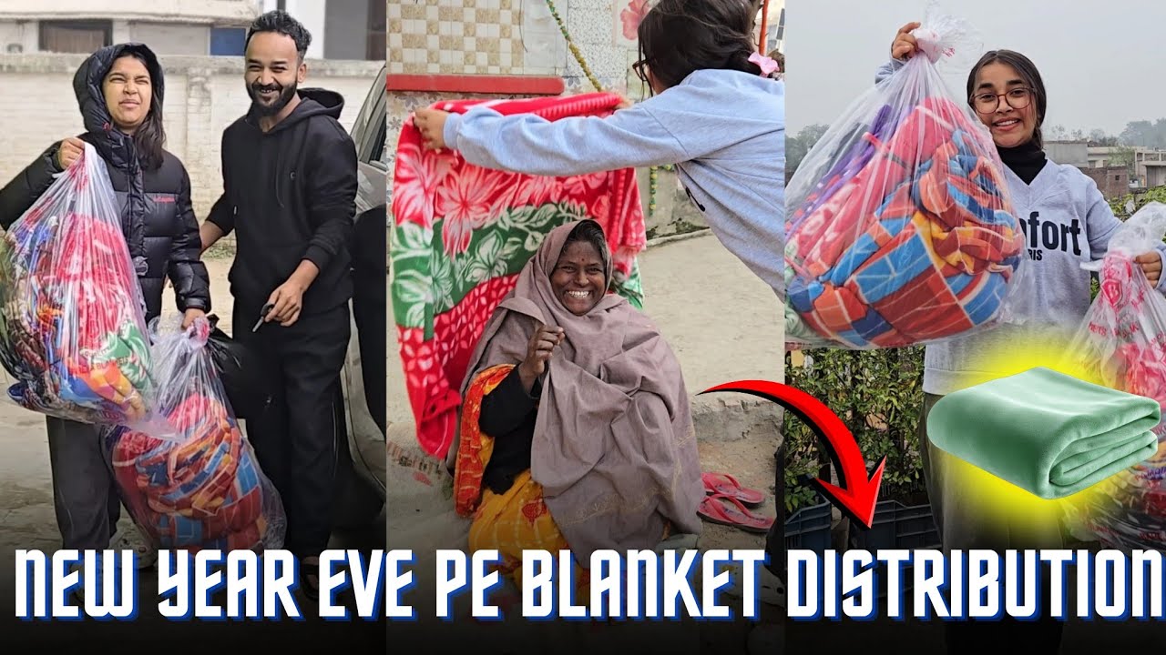 Apni savings se New year eve pe blanket distribute kiya | Daily vlog | #latikajha