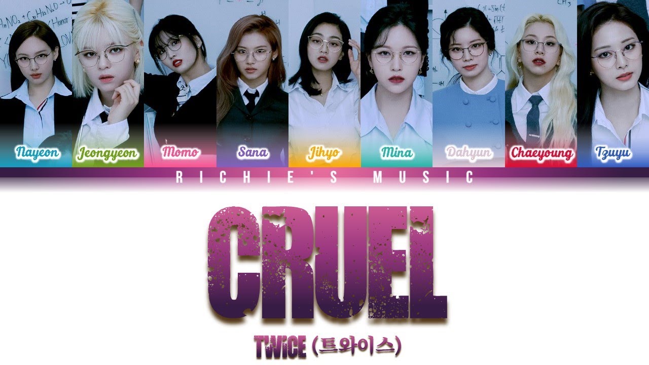 TWICE (트와이스) - CRUEL [Color Coded Lyrics Han|Rom|Eng]