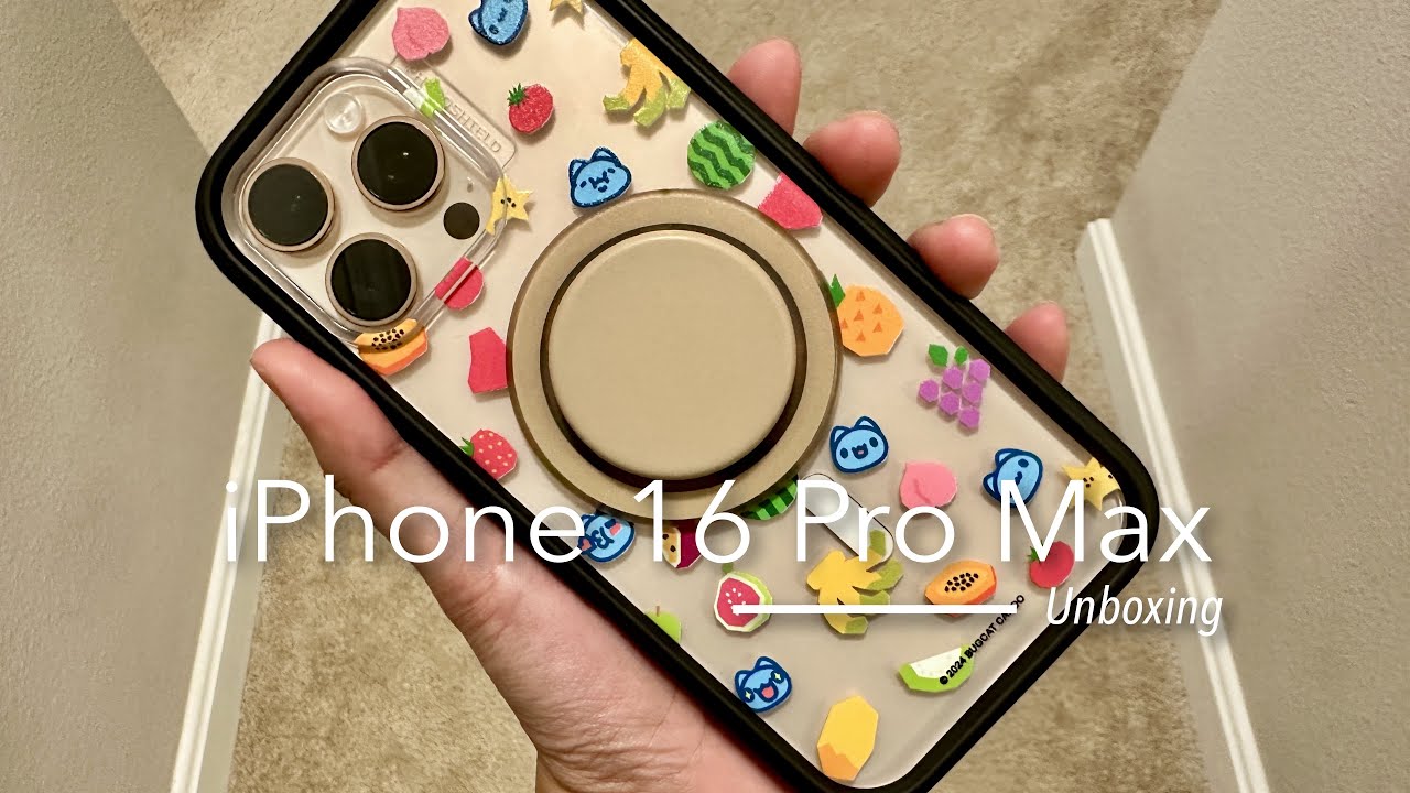 IPHONE 16 PRO MAX UNBOXING