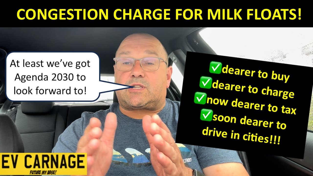 CONGESTION CHARGE FOR EV&rsquo;S FROM NEXT YEAR - IT WAS NEVER ABOUT THE CLIMATE!!!!
