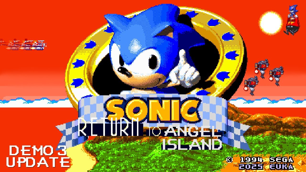Sonic 3 A.I.R: Project Return to Angel Island (Demo 3 Update) ✪ Full Game Playthrough (1080p/60fps)
