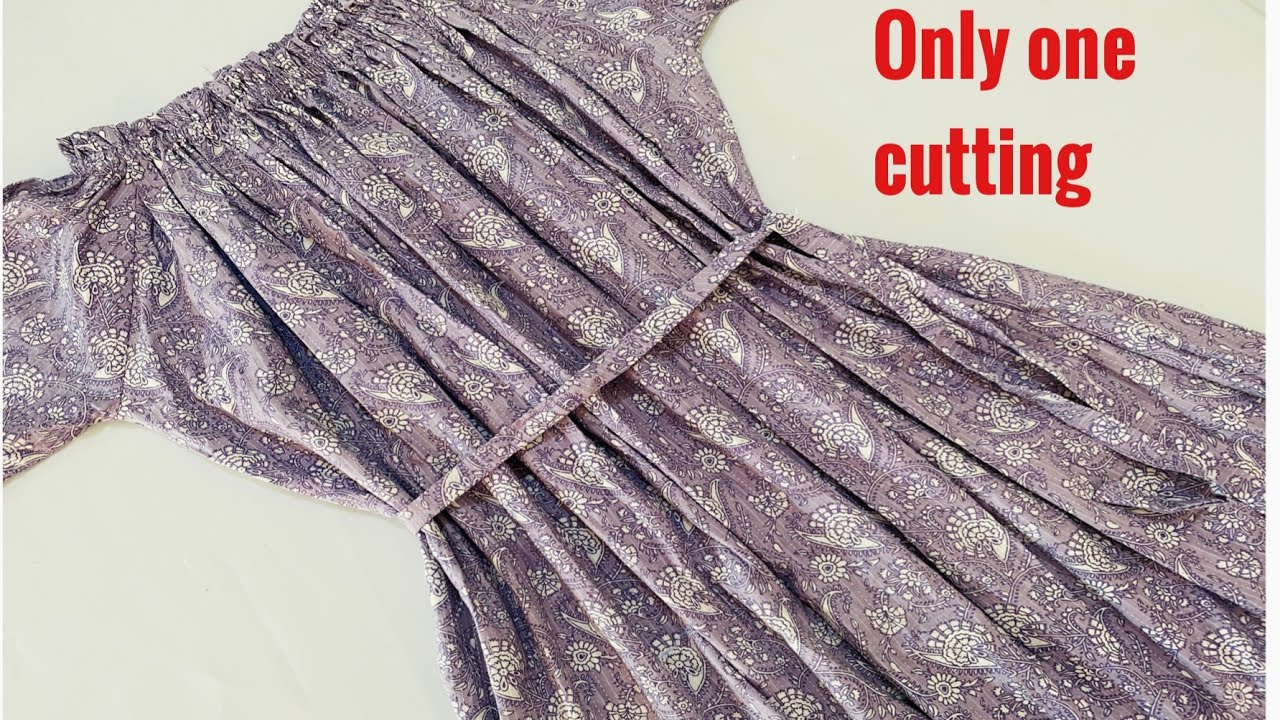Stylish frock cutting and stitching / goljamar design